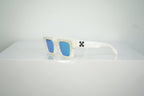 Off-White Virgil Sunglasses Blue Frames W/ Case and Box