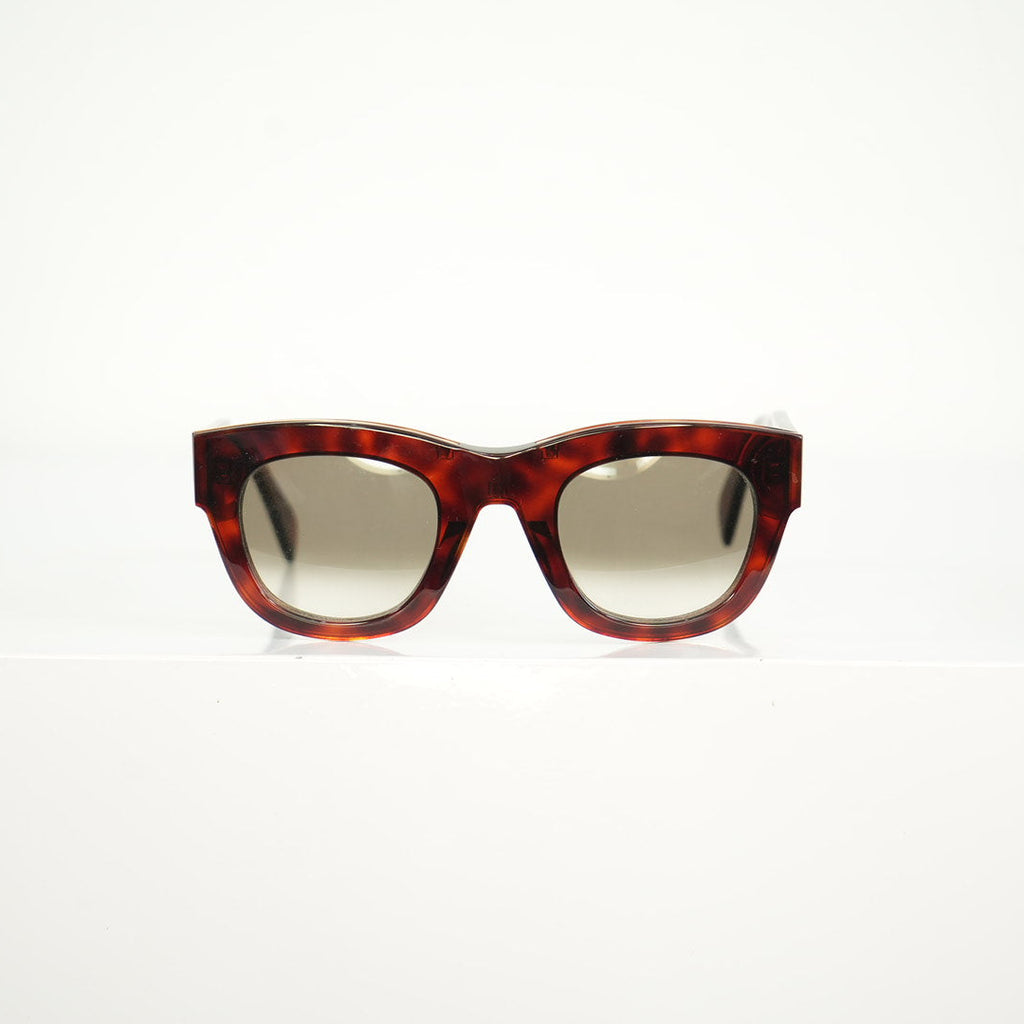 Celine Red Tortoise Shell Sunglasses