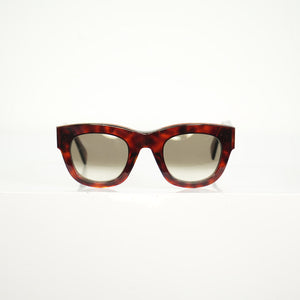 Celine Red Tortoise Shell Sunglasses