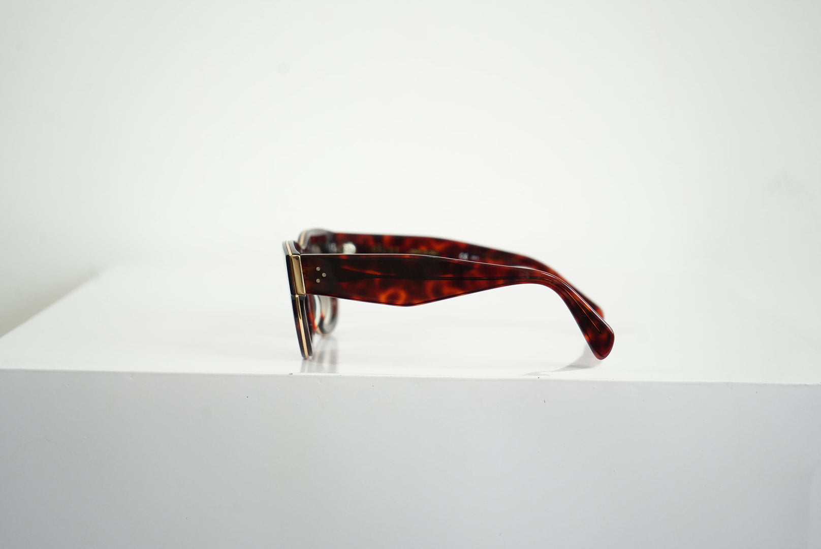 Celine Red Tortoise Shell Sunglasses