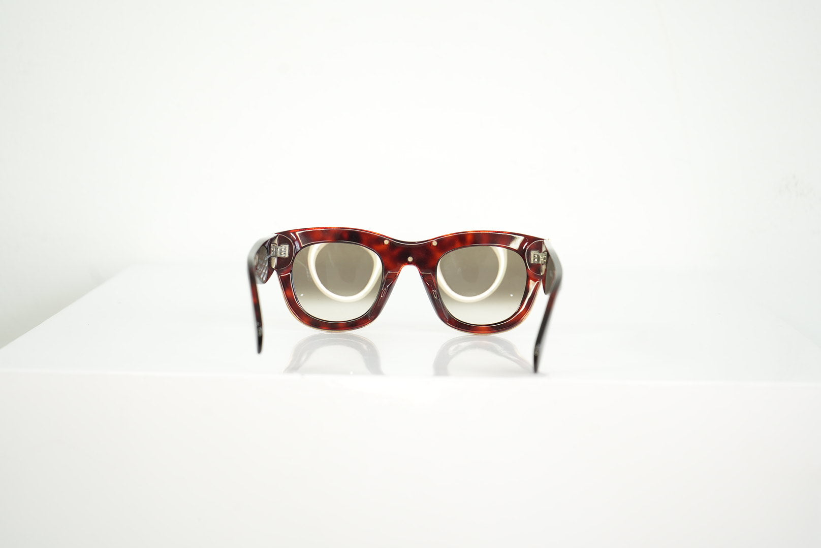 Celine Red Tortoise Shell Sunglasses