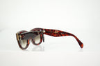 Celine Red Tortoise Shell Sunglasses
