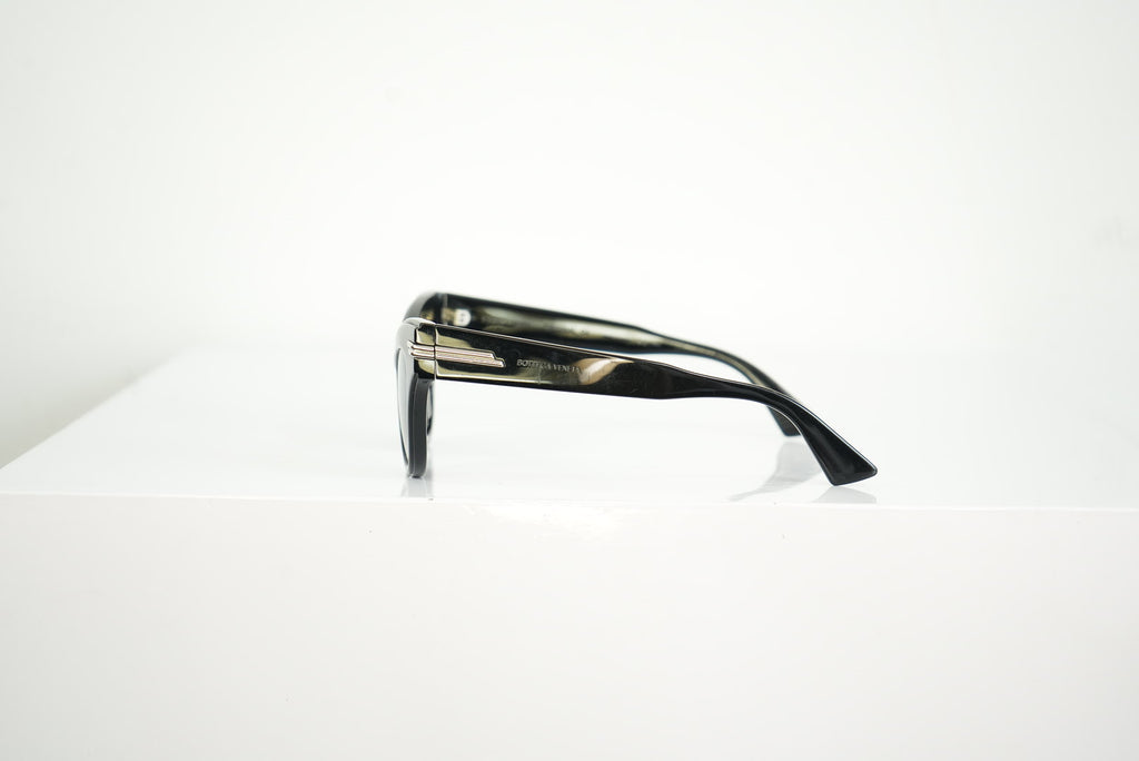 Bottega Veneta Cat Eye Sunglasses With Silver Details