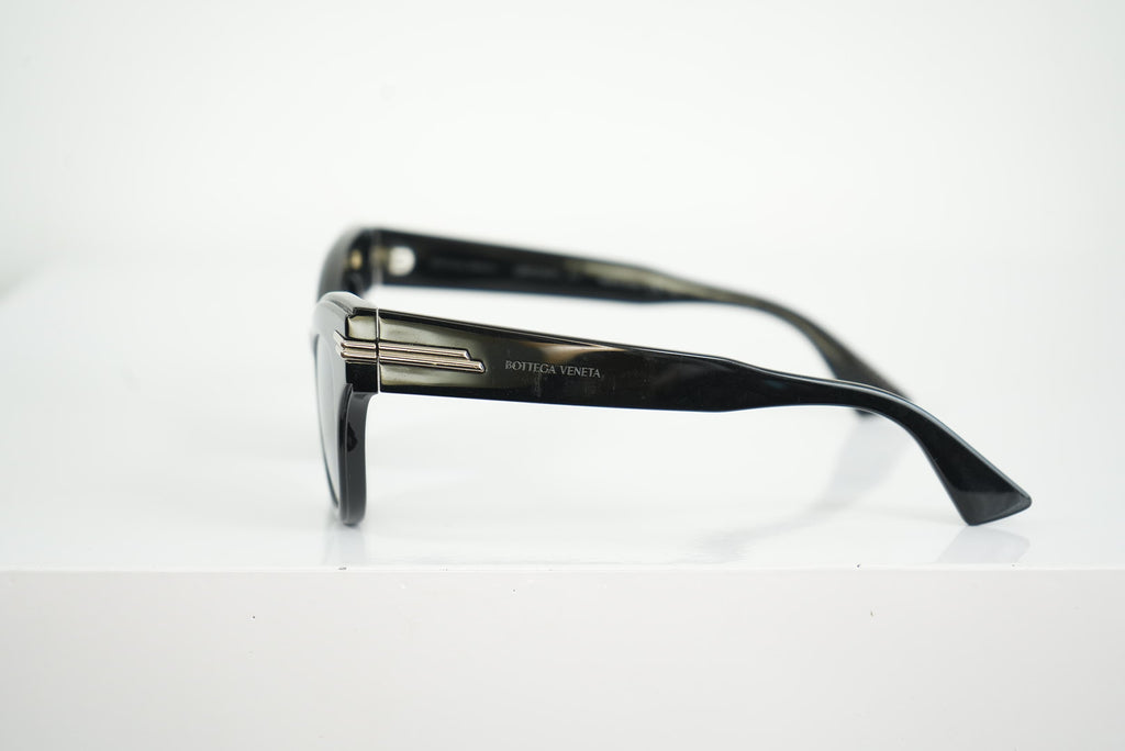 Bottega Veneta Cat Eye Sunglasses With Silver Details