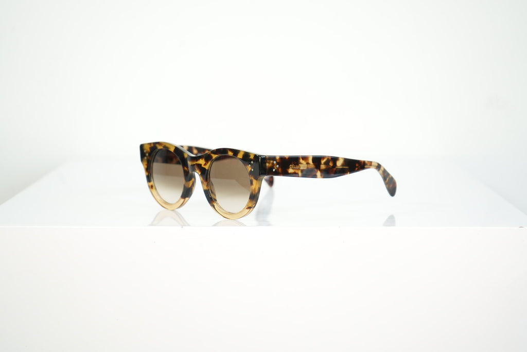 Celine Beige Tortoise Shell Sunglasses