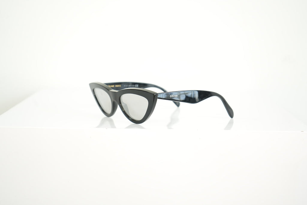 Celine Black Cat Eye Sunglasses With Case