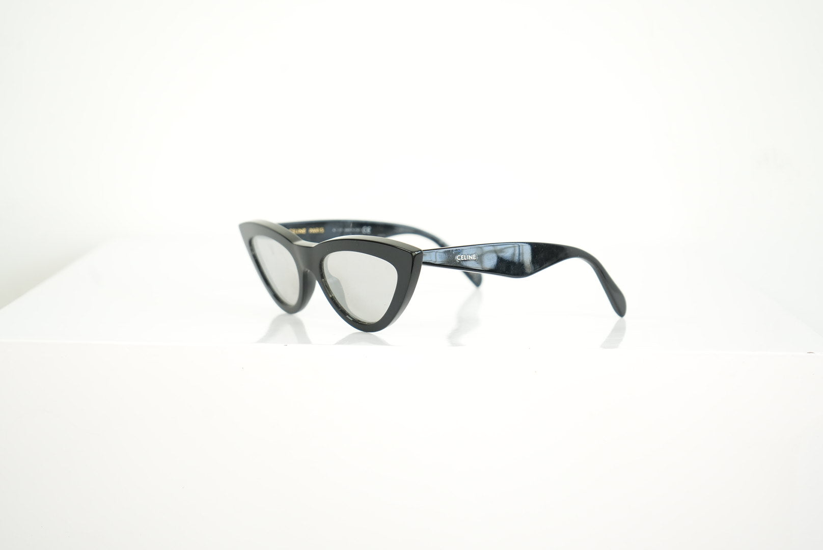 Celine Black Cat Eye Sunglasses With Case