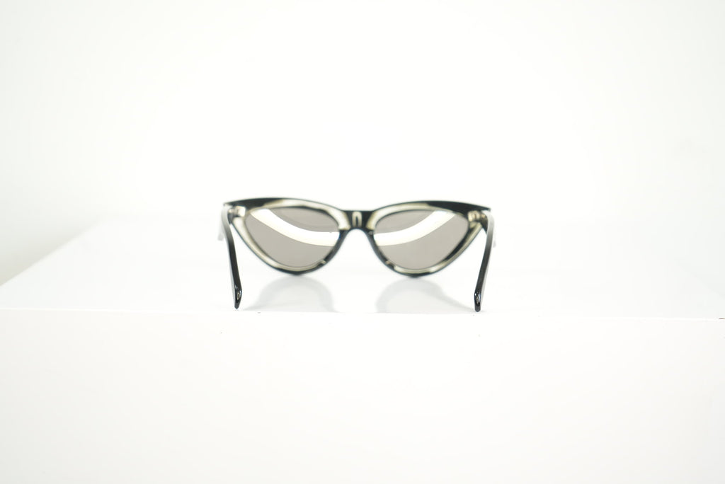 Celine Black Cat Eye Sunglasses With Case
