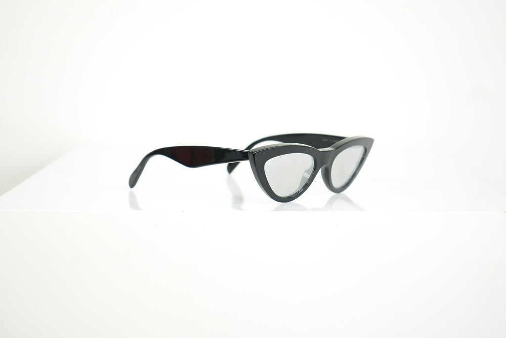 Celine Black Cat Eye Sunglasses With Case