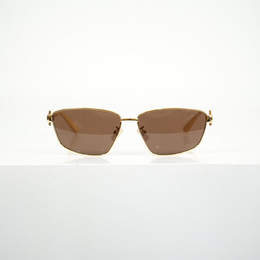 Bottega Veneta Rectangular Cat-Eye Sunglasses (Full Set)