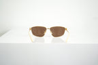 Bottega Veneta Rectangular Cat-Eye Sunglasses (Full Set)