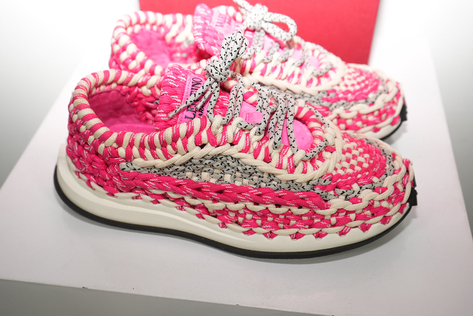 Valentino Garavani Crochet Sneakers Size 38