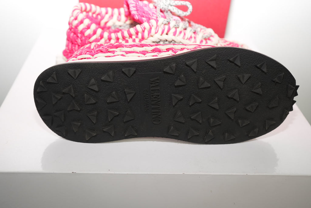 Valentino Garavani Crochet Sneakers Size 38