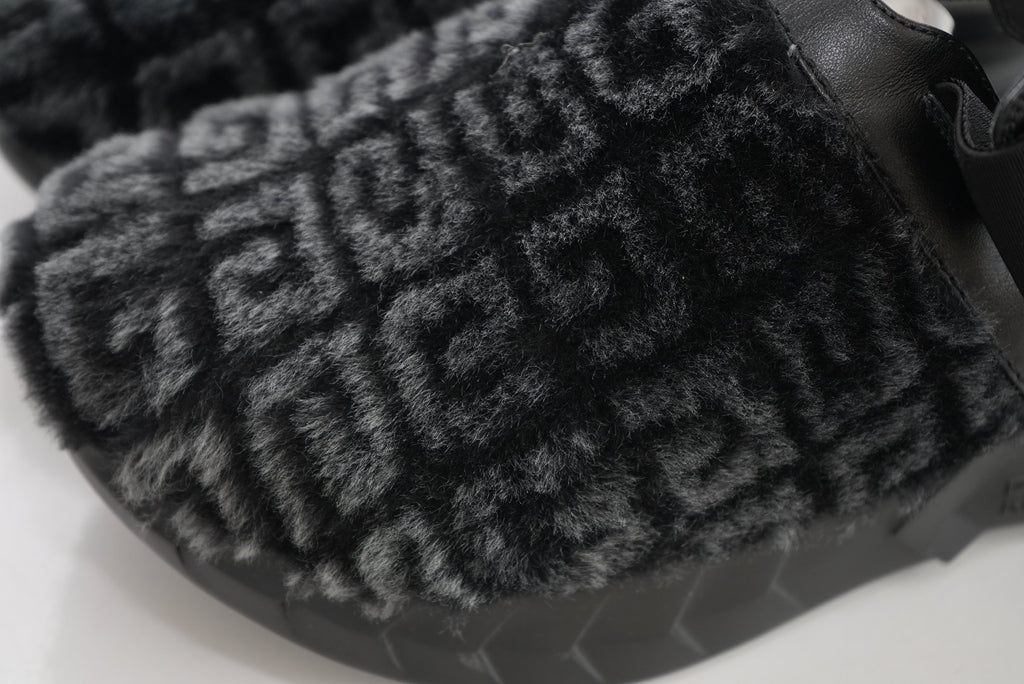 Givenchy Fuzzy Clogs Size 37 with Box