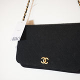 Vintage Chanel Cotton Jersey Flap Shoulder Bag