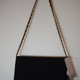 Vintage Chanel Cotton Jersey Flap Shoulder Bag
