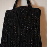 Vintage Chanel Night Bag Studded Suede