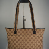 Vintage Gucci Double Pocket Monogram Bag