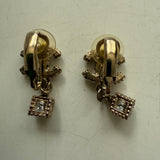 Vintage Chanel Clip-on Dangle Earrings