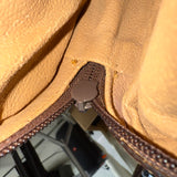 Vintage Gucci "Gucci Plus" Canvas Mini Shoulder Bag Brown Beige