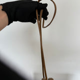 Vintage Gucci "Gucci Plus" Canvas Mini Shoulder Bag Brown Beige