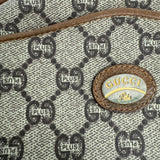 Vintage Gucci "Gucci Plus" Canvas Mini Shoulder Bag Brown Beige