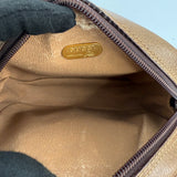 Vintage Gucci "Gucci Plus" Canvas Mini Shoulder Bag Brown Beige