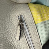 Gucci Medium Calfskin Bamboo Daily Shopper Toe Bag Light Beige