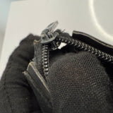 Vintage Gucci Black GG Suede Hobo Shoulder Bag