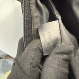 Vintage Gucci Black GG Suede Hobo Shoulder Bag