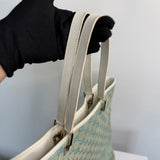 Gucci GG Monogram Canvas Tote Bag Light Blue