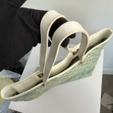 Gucci GG Monogram Canvas Tote Bag Light Blue