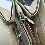 Gucci Calfskin Bamboo Web Medium Dionysus Top Handle Bag