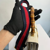 Gucci Calfskin Bamboo Web Medium Dionysus Top Handle Bag