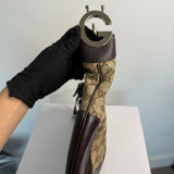 Gucci Monogram Medium Charlotte Hobo Shoulder Bag Beige Brown