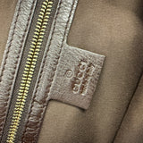 Gucci Monogram Medium Charlotte Hobo Shoulder Bag Beige Brown