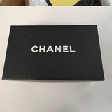 Vintage Y2K Chanel 6023 Shield Sunglasses Black with Silver-Tone CC Logo