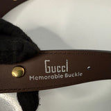 Gucci GG Supreme Stars Studded Belt with Square "G" Buckle w/ Dust Bag