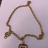 Vintage Gucci Interlocking G Gold-Tone Necklace Belt