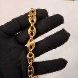 Vintage Gucci Interlocking G Gold-Tone Necklace Belt