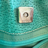 Vintage Gucci GG Canvas Tote Bag Beige/Green