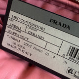 Prada Triangle Mini Pouch Crossbody Pink