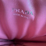 Prada Triangle Mini Pouch Crossbody Pink