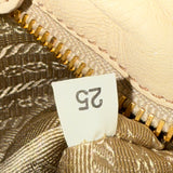 Vintage Prada Nappa Antique Bow Bag Beige