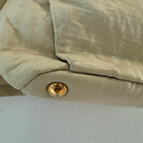 Vintage Prada Nappa Antique Bow Bag Beige