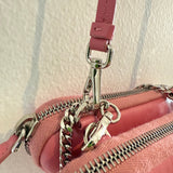 Prada Triangle Mini Pouch Crossbody Pink
