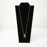 Christian Dior "CD" Logo Pendant Necklace