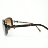 Chanel Tortoiseshell Bow Sunglasses