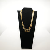 Celine Triomphe Gold-Tone Necklace