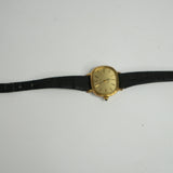 Vintage Omega De Ville Leather Strap Quartz Watch